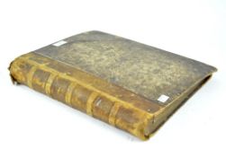 A Victorian scrap book album, containing a large selection of scraps and article cuttings,