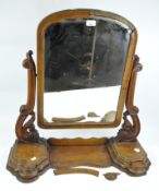 An early 20th century dressing table mirror,