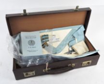 A Masonic case and contents,