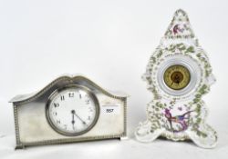 Two 20th century mantle clocks,