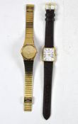 Two gentleman's watches including a vintage Roamer Stingray quartz wristwatch