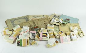 A large collection of Wills and John Player cigarette cards,