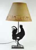 A novelty contemporary lamp,