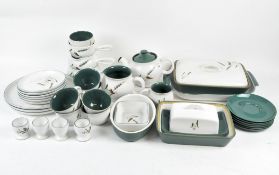 A Denby Greenwheat part dinner service