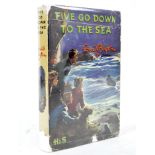 A signed copy of 'Five Go Down To The Sea' by Enid Blyton,