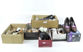 A quantity of designer shoes and a Nicky Clarke Frizzcontrol blow dry styler,