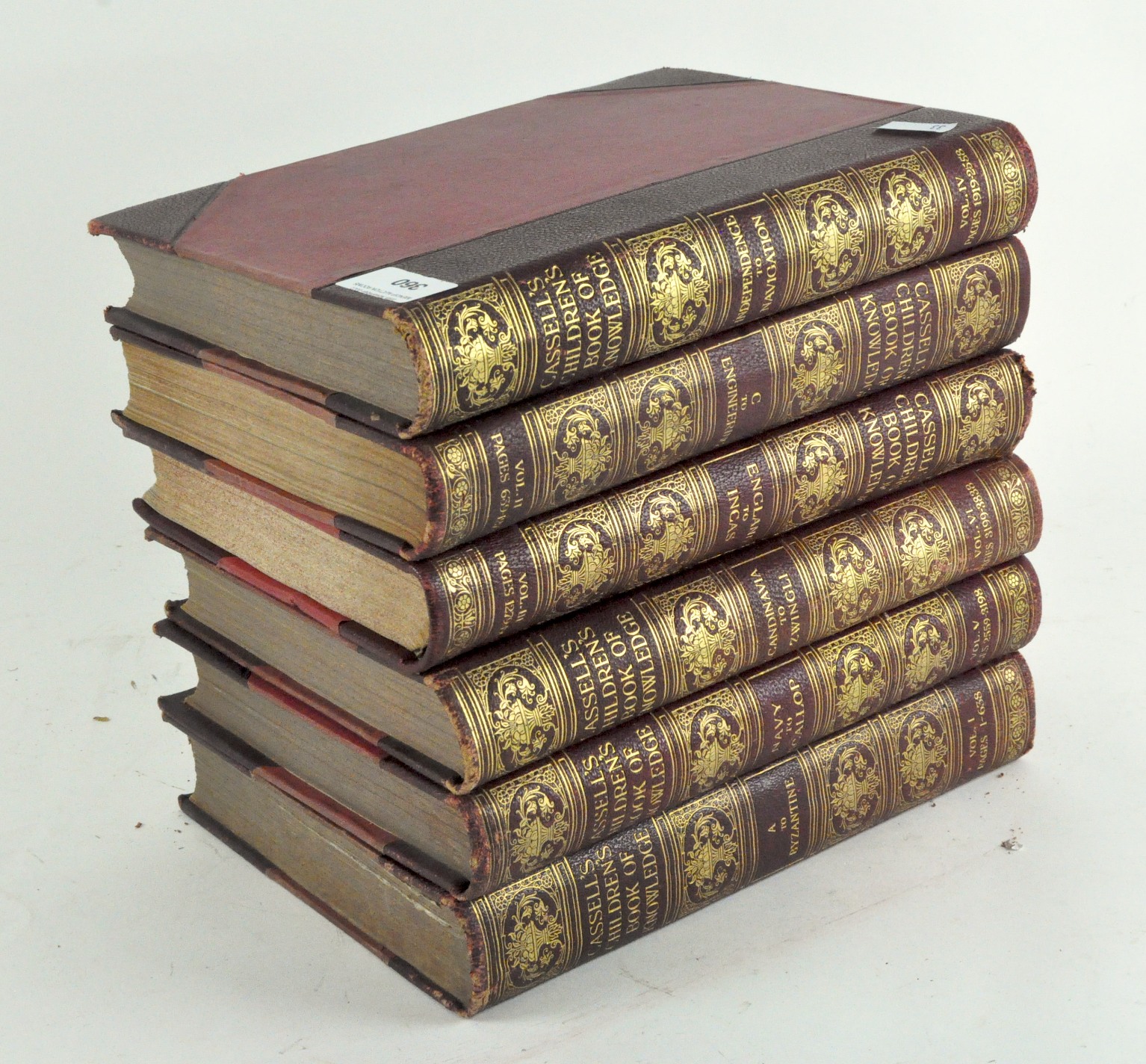 Volumes I-VI of 'Casseull's Children's Book of Knowledge',