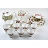 Two ceramic part tea sets, Royal Albert Lavender Rose and Colclough,