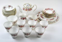 Two ceramic part tea sets, Royal Albert Lavender Rose and Colclough,
