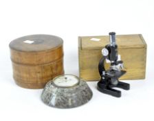 An assortment of collectables, comprising of a small Exco microscope, in the original box,