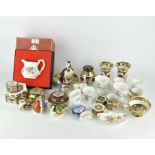 A variety of Royal Crown Derby ceramics,