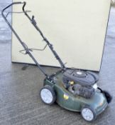 A Webb 4 stroke OHV petrol lawnmower