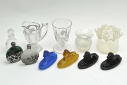 A collection of glassware,