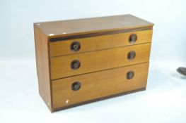 A vintage Meredew chest of drawers,