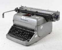 A vintage Remington manual typewriter,