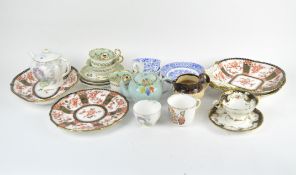 A collection of assorted ceramics,