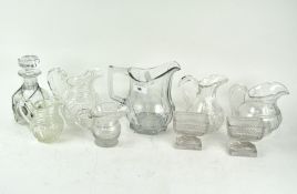 A selection of glassware,