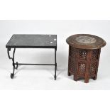 Two occasional tables,