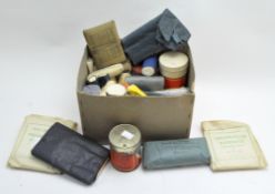 An assortment of vintage first aid equipment,
