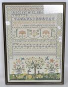 A modern needlework sampler,