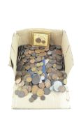 A collection of assorted coins, GB and rest of the World,