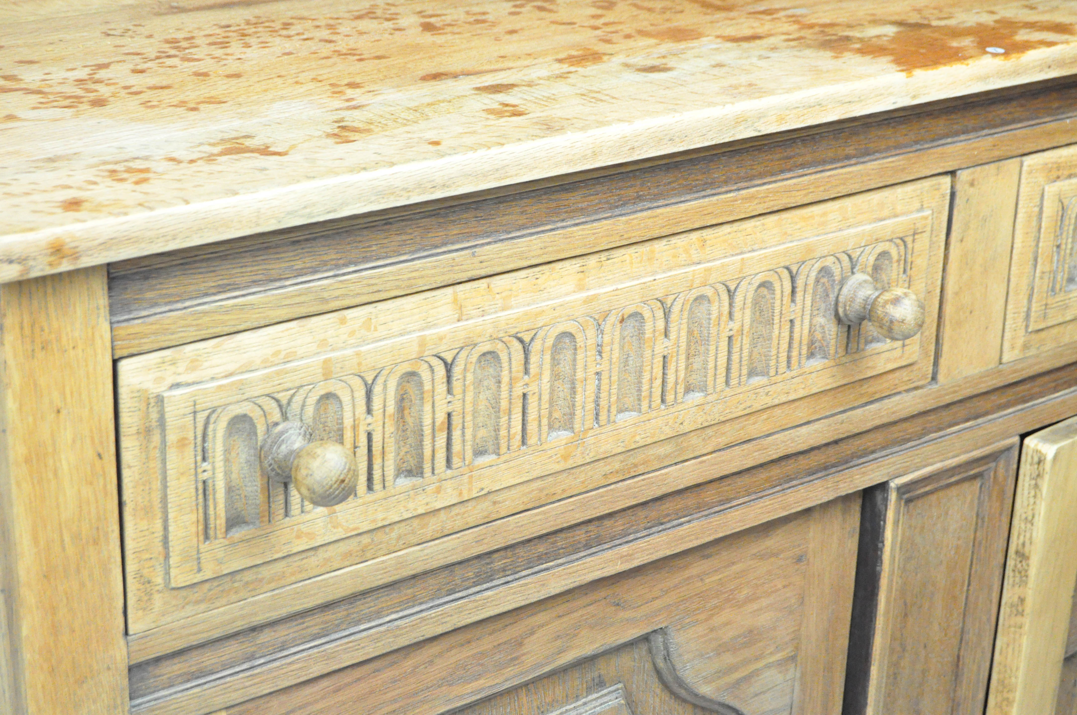 A stripped oak dresser, - Image 2 of 2