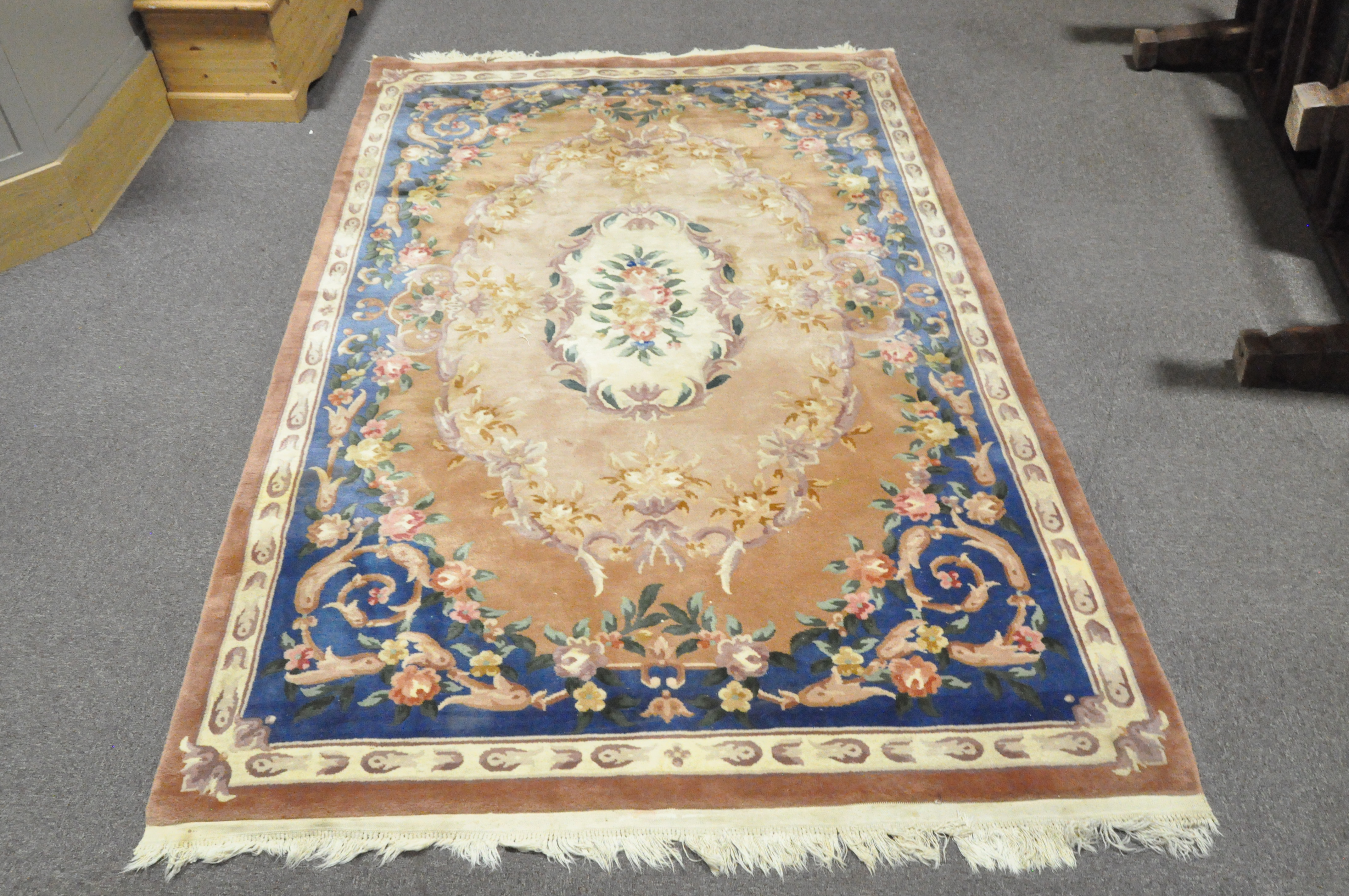 A contemporary Chinese carpet in the 18th century Aubusson style,