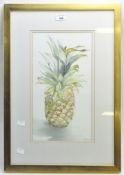 A contemporary watercolour titled Pineapple