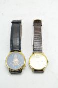 Two 20th century gentleman's wristwatches, one Rotary, the other marked 'Royal Hong Kong Yacht Club'