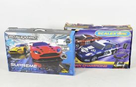 Two Scalextric sets,