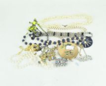 A selection of costume jewellery