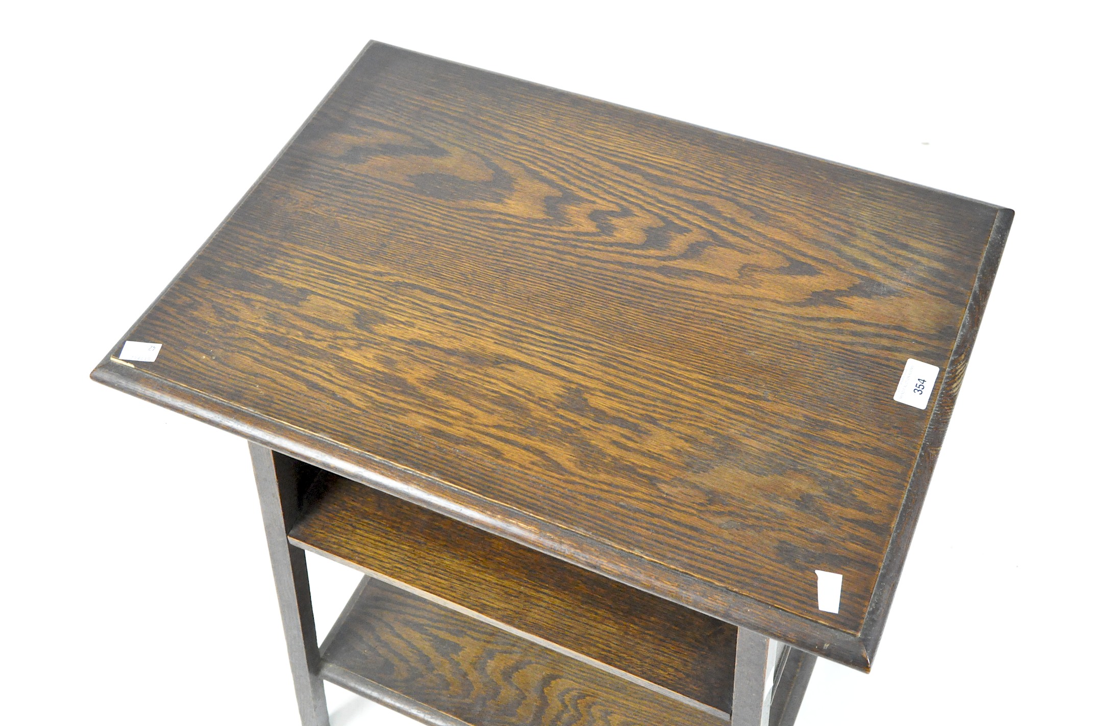 A stained oak side table, circa 1900, - Image 2 of 2