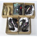Five pairs of Walter Steiger ladies shoes, sizes including 6, 36 x 3, 36 1/2,