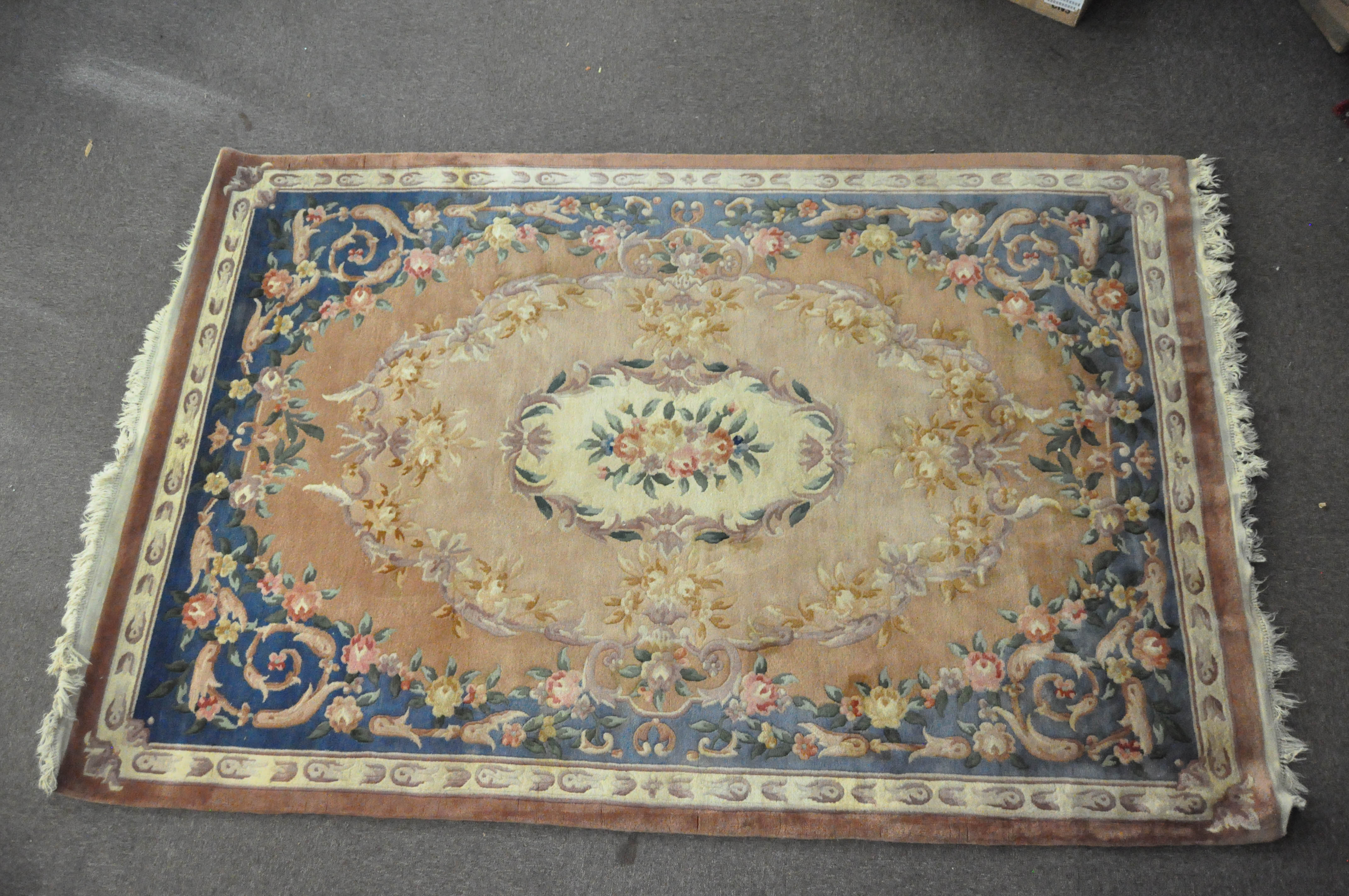 A contemporary Chinese carpet in the 18th century Aubusson style, - Image 4 of 4