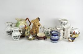 A collection of 19th century and later ceramics,