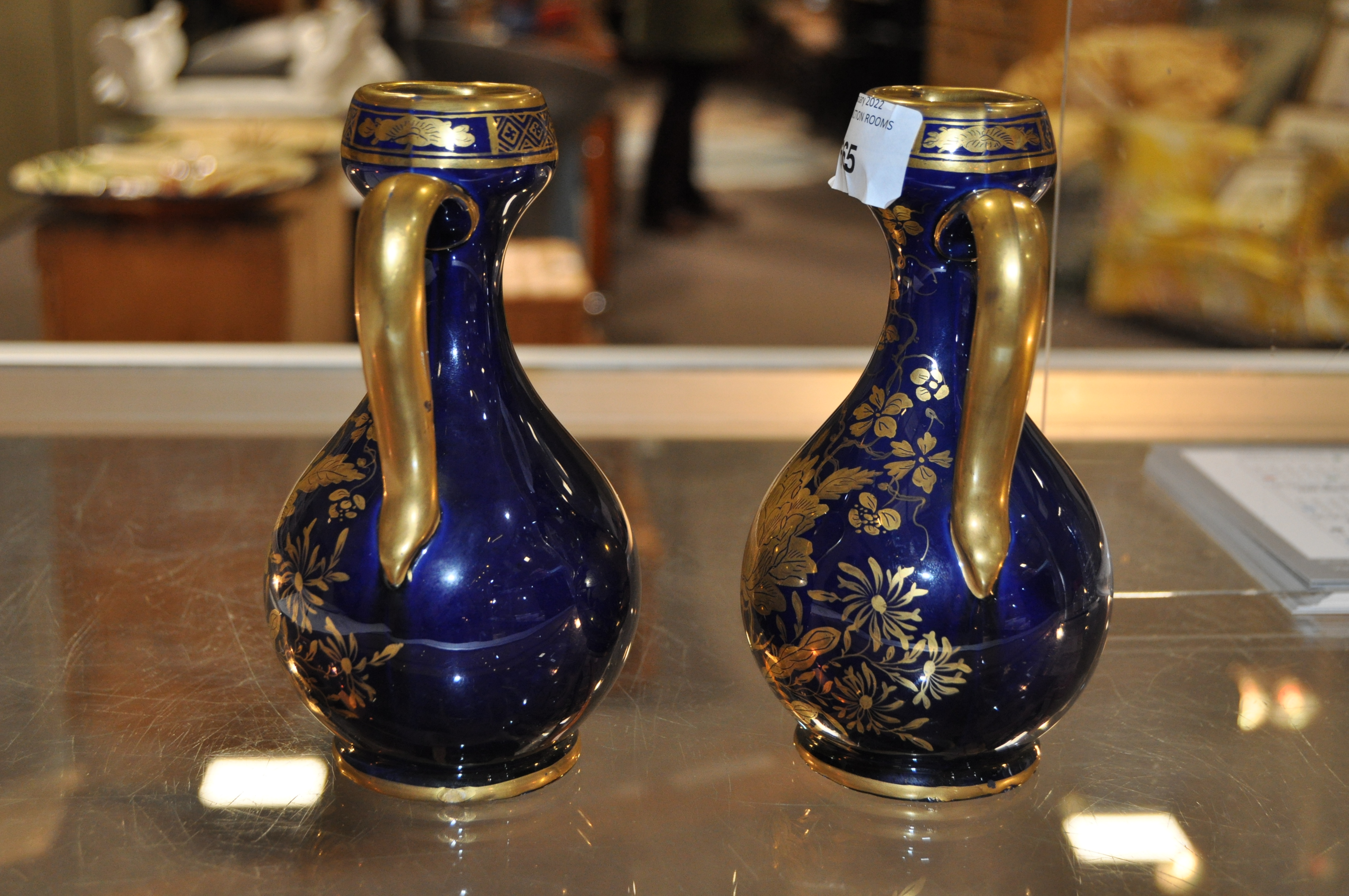 A pair of 19th century Staffordshire glazed ceramic ewers, - Image 2 of 7