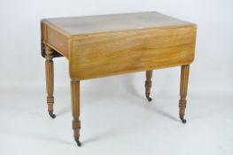 A Victorian mahogany Pembroke table,