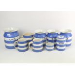 A collection of T G Green ceramic Cornish ware,