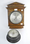 Two Negretti & Zambra wall barometers,