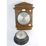 Two Negretti & Zambra wall barometers,