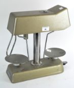 Omal Group set of bank scales, the metal frame in a matt glaze finish, serial no.