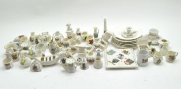 A large collection of assorted crested china,