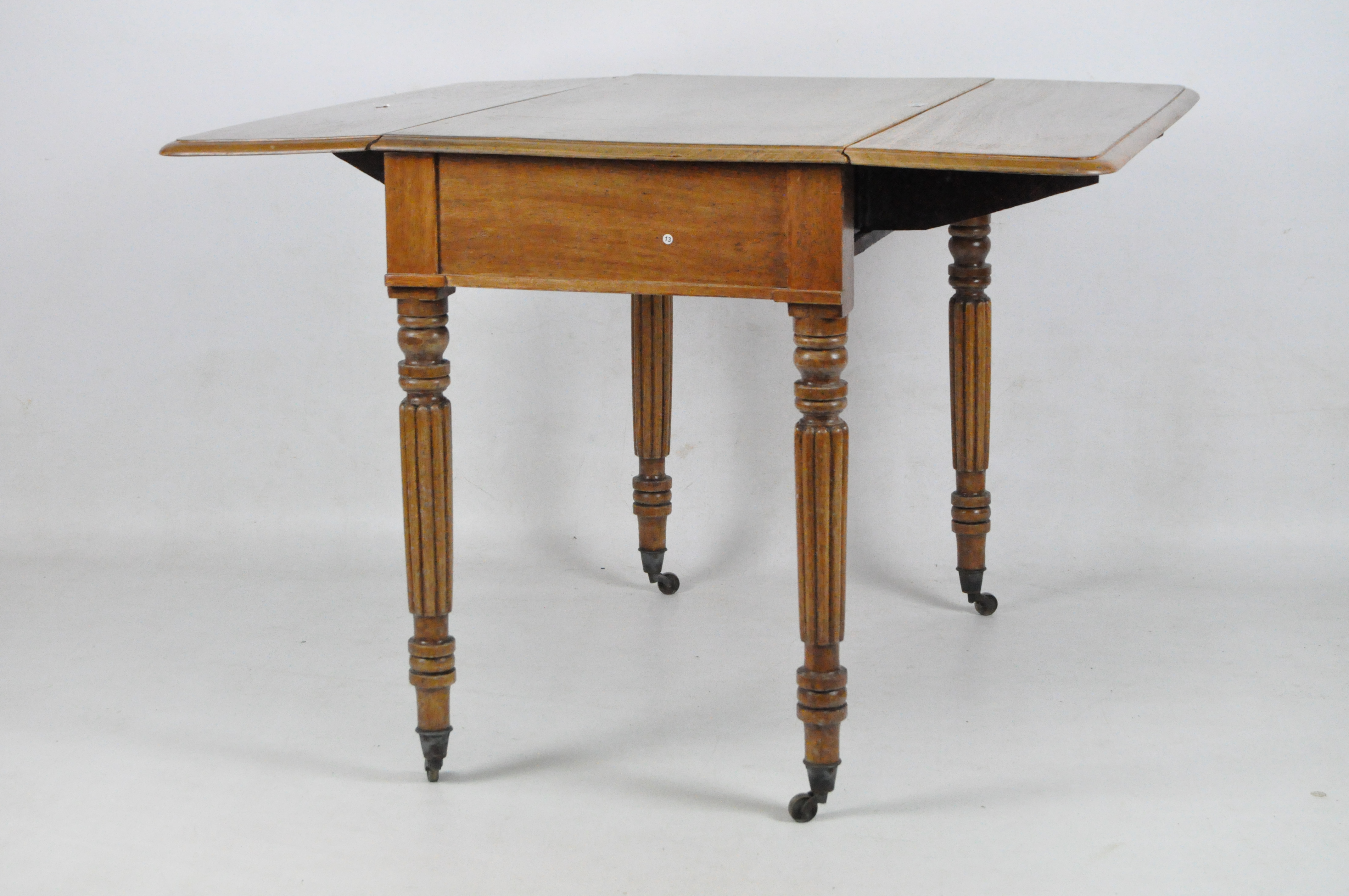 A Victorian mahogany Pembroke table, - Image 3 of 3