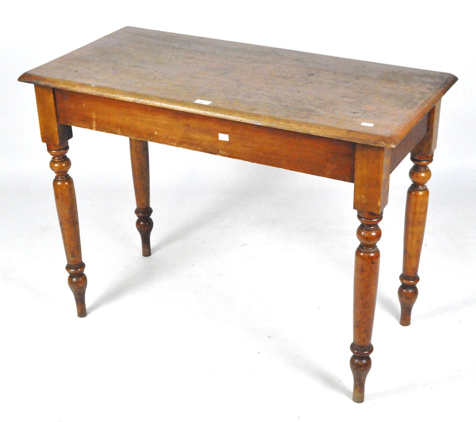 A Victorian mahogany hall table of rectangular form,