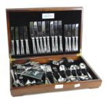 A Housley canteen of stainless steel cutlery, for eight people,