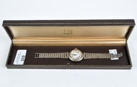 A Dunhill Quartz wristwatch in a box