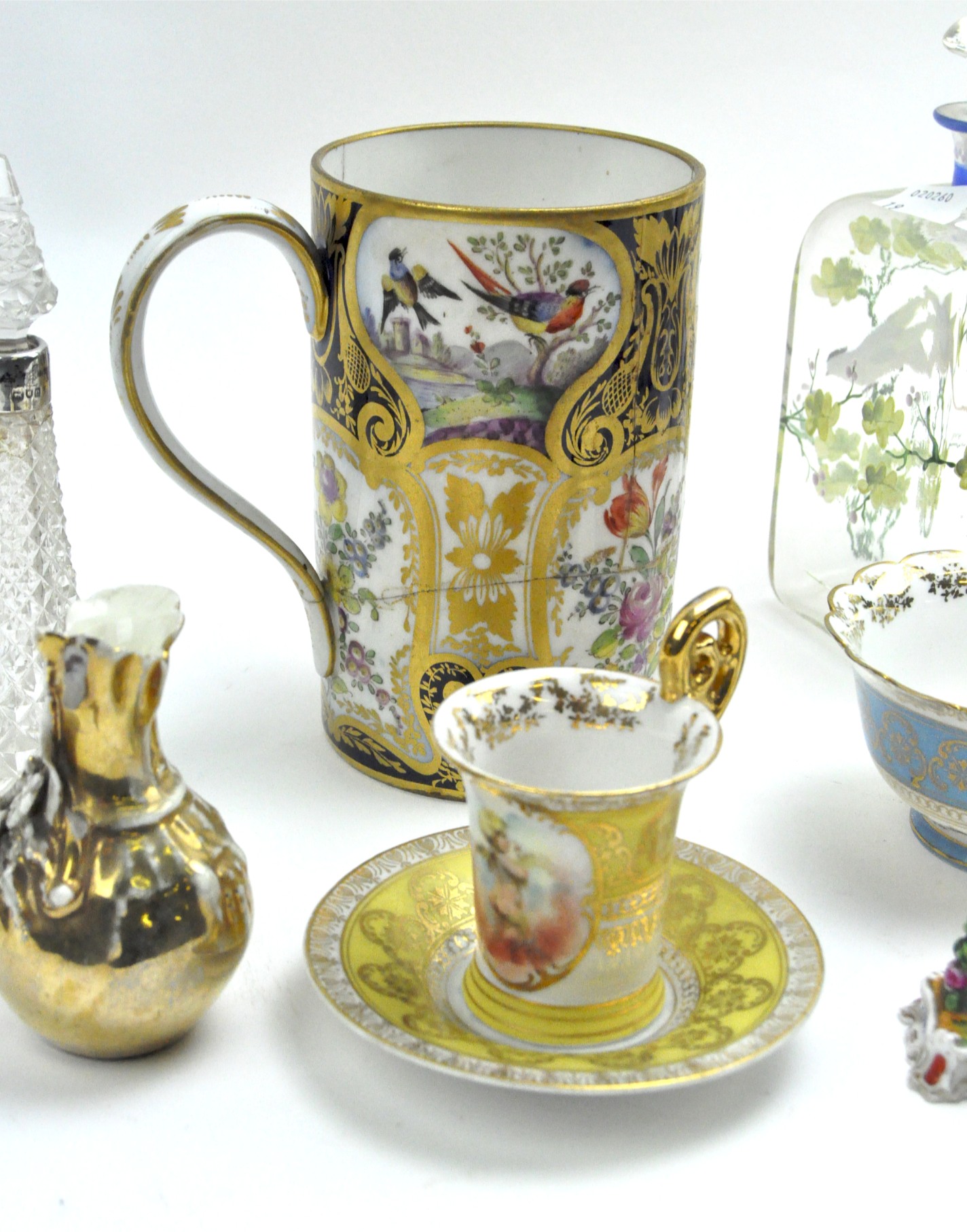 A group of continental porcelain, including Vienna style teawares, - Image 2 of 2