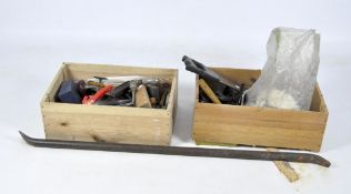 A large quantity of tools,