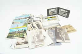 A collection of 20th century postcards and photographs including of The Queen Mary