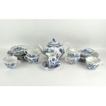 A Meissen style Hutschenreuther part tea service,